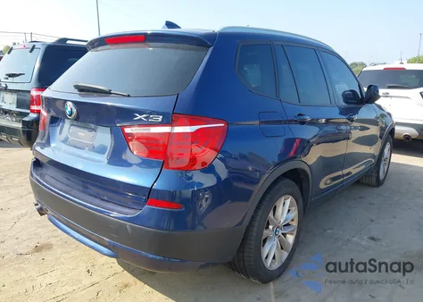 2013 BMW X3 xDrive28I z USA, uszkodzony, nr VIN 5UXWX9C5XD0A11063